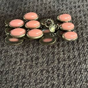 J. Crew Pink Cabochon Bracelet